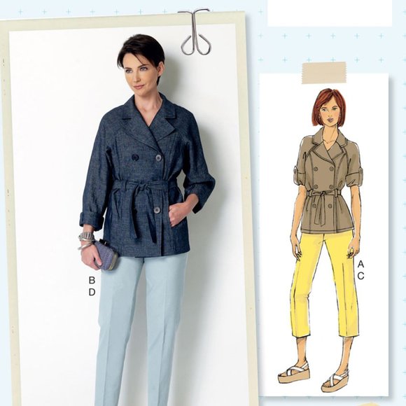 Butterick Safari Trench Coat & Pants Uncut Pattern